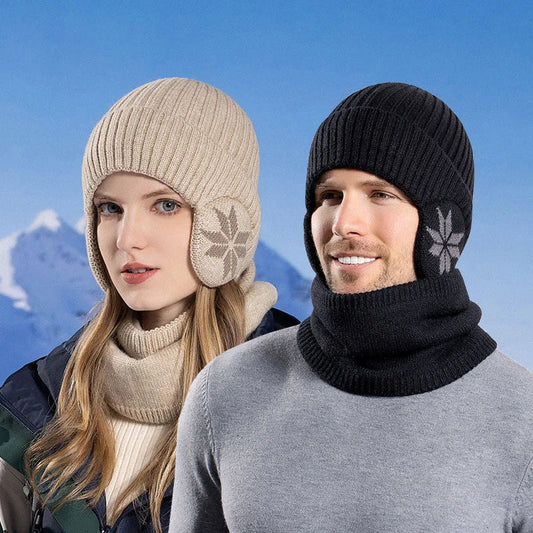 🔥Limited time 47% off -❄️Winter Beanie Hat Scarf Sets Warm Knit Hat