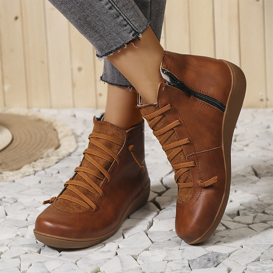 Women's Comfortable Vintage Ankle Boots