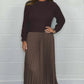 ❄️Winter Specials❄️Women's solid color Long Sleeve Jumper & Pleated Bottom Dress