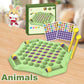🎄Christmas Sale 47% OFF-Only need ￡10.99🎁Kids' 2-Player Animal Flip Chess