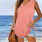 🔥Women's Sleeveless V-Neck Slimming Loose Fit Casual Tank Top T-Shirt