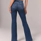 💥Hot Sale 55% OFF💥🔥Tummy Control  Ultra High Rise Stretch Flare Jean👖