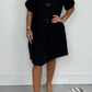 New Plus Size Button Up Tunic Dress
