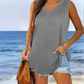 🔥Women's Sleeveless V-Neck Slimming Loose Fit Casual Tank Top T-Shirt