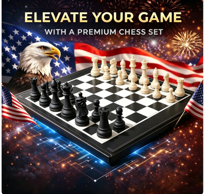 🔥 Limited-time 50% discount 🔥 250th Anniversary Special Edition: Chessboard and pieces