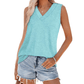 🔥Women's Sleeveless V-Neck Slimming Loose Fit Casual Tank Top T-Shirt