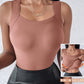 🥳2026 HOT SALE🥳💞50K+ SOLD!🛍️🏆 Last Day to Feel Ultimate Comfort! Women‘s U-Neck Tops with Built-in Bra – 80% OFF Only £8.99! 💖💐💃