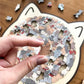 🎁🧩135-Piece Morandi-Colored Cat Shaped Wooden Jigsaw Puzzle
