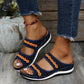Leather Sandals Diabetic Walking Cross Sandals