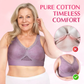 High Support Wireless Lace Bra For Women