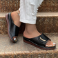 Peep Toe Hollow Out Slippers - BUY 2 FREE SHIPPING
