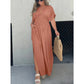 🔥50% OFF💗New Slit v-neck effortless maxi long dress-3pcs