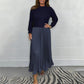 ❄️Winter Specials❄️Women's solid color Long Sleeve Jumper & Pleated Bottom Dress
