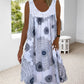 🎉Clearance Sales - 49% OFF🎁Women Summer O-Neck Sleeveless Print Dress