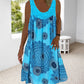 🎉Clearance Sales - 49% OFF🎁Women Summer O-Neck Sleeveless Print Dress