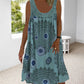 🎉Clearance Sales - 49% OFF🎁Women Summer O-Neck Sleeveless Print Dress