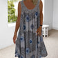🎉Clearance Sales - 49% OFF🎁Women Summer O-Neck Sleeveless Print Dress