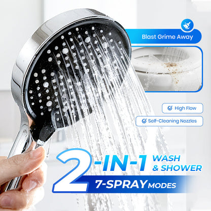 💐50% OFF ! High-Pressure Adjustable Shower Head – Refreshing 360° Showers 💧🚿【Limited Offer】