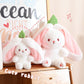 🍓 LAST DAY PROMOTION - 43%OFF🍓Strawberry Bunny Transformed into Little Rabbit🎀 Fruit Doll Plush Toy🐰