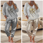 🌷LAST DAY SALE 49% OFF💝Devil's Eye Gold Foil Top and Sequin Pants Set