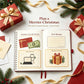 🎁🎄❄️Christmas Gift Card Book | Fillable Christmas Voucher Book, Unique Christmas Gifts for Teens & Young Adults, Custom Cash & Note Holder, Fun Xmas Surprise Gift