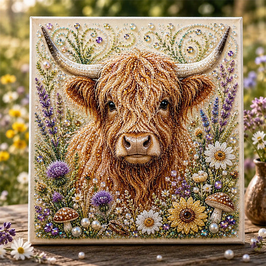 🥳2026 HOT SALE🥳💞50K+ SOLD!🦬🎨 50% OFF! Highland Cow Pearl Art DIY Kit – Relaxing craft, thousands of sparkling beads. Create stunning farmhouse artwork – a peaceful creative escape! 🏡✨