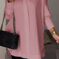 🎁Big Sale 2025🎁💥-Lapel Shirt with Slit