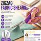 ✂️ 2026 Sale — Over 23,100 Sold! 🧵 Multipurpose Pinking Shears Serrated Scissors – Zigzag Fabric Cutting, Ergonomic Handle & Rust-Resistant Steel ⚡