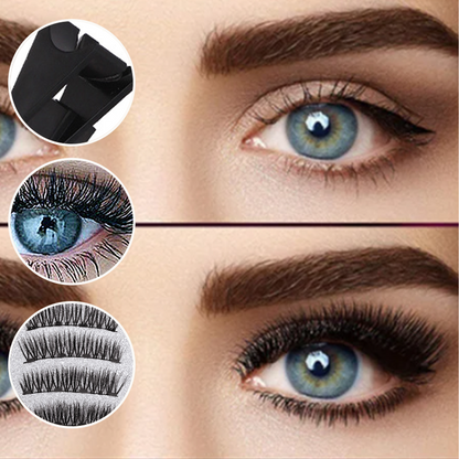 3D magnetic eyelash set