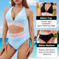 ⏳Limited time offer - 78% OFF👙High Waisted Tummy Control Color Block Bikini Sets