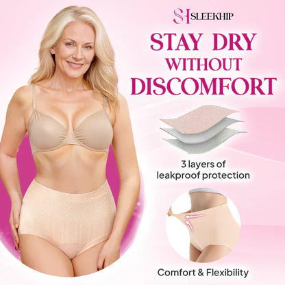 💗Last Day Special Price ！！⚡50K+ SOLD!💝Leakproof High-Waist Tummy-Control Butt-Lifting Panties