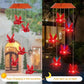 🎁2024 Hot Sale🎁Solar Cardinal Wind Chime Light