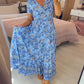 💃Hot Sale 50% OFF🔥 Floral Print V-neck Dress