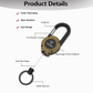 🥳2026 HOT SALE🥳💞50K+ SOLD!🔑🎣 50% OFF! Retractable Carabiner Keychain – 65cm steel lanyard, 100,000 pull cycles. Lightweight & sturdy. No more fumbling for keys! 🧗✨