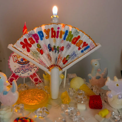 🎂 Reusable Novelty Fan Birthday Candle🔥BUY 5 GET 3 FREE 🎁BEST GIFT FOR LOVED ONE🎁