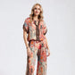 ⏳Time-Limited Special⏰Women's Printed Top & Wide Leg Pants 2-Piece Set