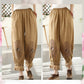 Women's Lace Embroidered Linen Cotton Bloomers Pants