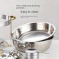 Stainless Steel Chafing Dish Buffet Set 5QT with Fuel Can Rack, Gold Food Warmer for Parties