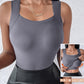 🥳2026 HOT SALE🥳💞50K+ SOLD!🛍️🏆 Last Day to Feel Ultimate Comfort! Women‘s U-Neck Tops with Built-in Bra – 80% OFF Only £8.99! 💖💐💃