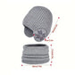 🔥Limited time 47% off -❄️Winter Beanie Hat Scarf Sets Warm Knit Hat