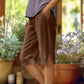 🎁2026 New Arrivals 50% OFF💥Women's Casual Solid Color Pocket Capri Pants
