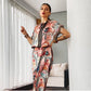 ⏳Time-Limited Special⏰Women's Printed Top & Wide Leg Pants 2-Piece Set