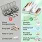 💊 A8 Waterproof 14 Color-Coded Pill Pouches Organizer – Portable Binder-Style Weekly Travel Medicine Storage Case for Pills, Vitamins & Supplements