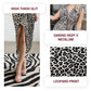 🌸Spring Specials🌸 Deep V-Neck Leopard Print Slit Dress