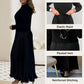 ❄️Winter Specials❄️Women's solid color Long Sleeve Jumper & Pleated Bottom Dress