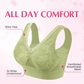 High Support Wireless Lace Bra For Women
