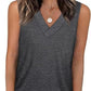 🔥Women's Sleeveless V-Neck Slimming Loose Fit Casual Tank Top T-Shirt