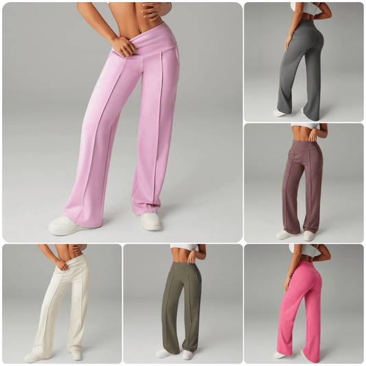 💕Women's Plain Loose Straight Leg Pants