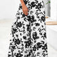 Floral Print High-Waisted Wide Leg Pants