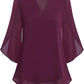 💖Limited Time Sale 49% OFF💖V-neck chiffon shirt
